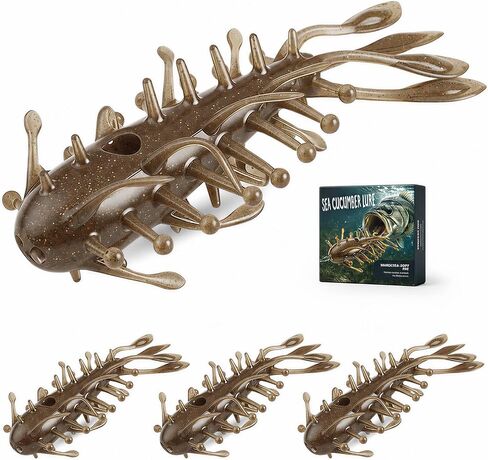GOLDEN J Floating Tentacle Creature Baits 3.2-Inch TPE 3-Pack in Kuwait
