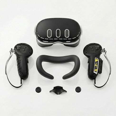 APEXINNO VR Comfort & Protection Bundle for Meta Quest 3, Ultra-Light Head Strap with Silicone Cover Set in Kuwait