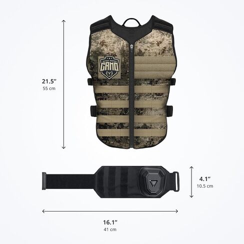 bHaptics Starter Bundle Camo | TactSuit Air Camo & TactSleeve for VR & PC Gaming | Sim Racing, Music in Kuwait