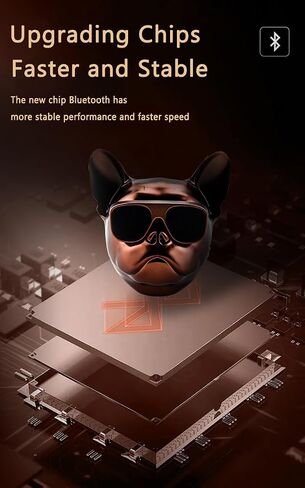Bulldog Bluetooth Portable Speaker, Stereo Sound for Travel Camping Home in Kuwait
