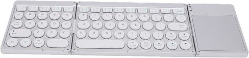 Ultra Slim Foldable Keyboard with Touchpad, PU Leather Cover in Kuwait