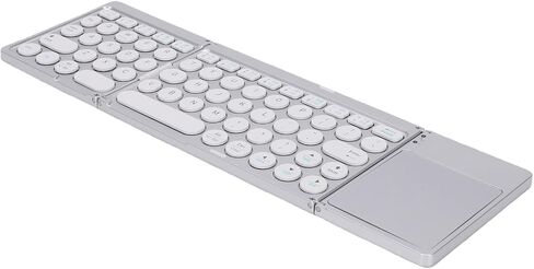 Ultra Slim Foldable Keyboard with Touchpad, PU Leather Cover in Kuwait
