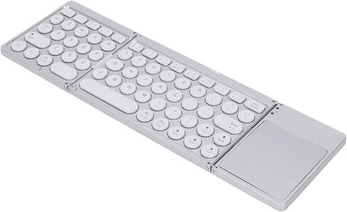 Ultra Slim Foldable Keyboard with Touchpad, PU Leather Cover in Kuwait