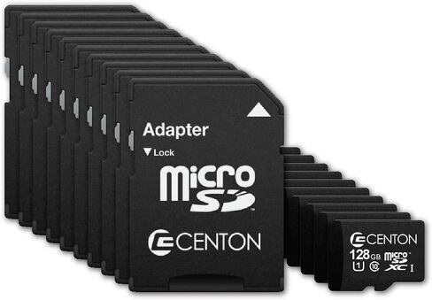 Centon Micro SDXC Memory Card UHS-I Class 10 128GB 10 Pack with SD Adapters in Kuwait