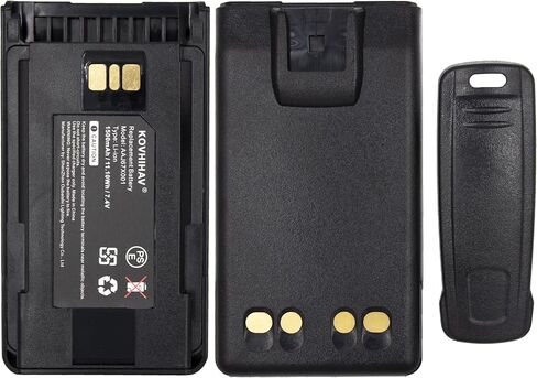 4 Pack 7.4V 1500mAh Li-ion VX-261 Battery Compatible with VX-260 EVX-530 EVX-531 EVX-534 EVX-539 VX-456 VX-451 VX-454 VX-459 EVX-231 EVX-261 FNB-V133Li FNB-V134Li FNB-V138Li in Kuwait