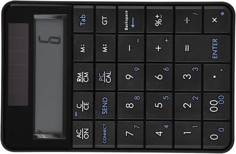 Mini 2.4G Wireless Numeric Keyboard Calculator with LCD Display, Compact and Lightweight for Office Use in Saudi Arabia