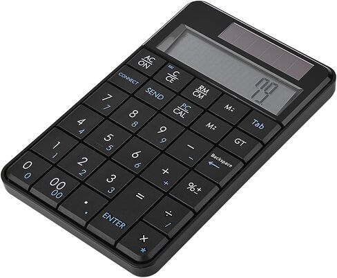 Mini 2.4G Wireless Numeric Keyboard Calculator with LCD Display, Compact and Lightweight for Office Use in Saudi Arabia