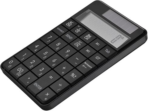 Mini 2.4G Wireless Numeric Keyboard Calculator with LCD Display, Compact and Lightweight for Office Use in Saudi Arabia
