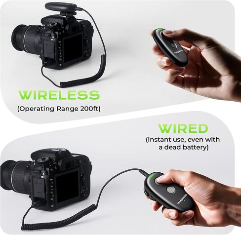 Rechargeable Camera Remote Shutter Release for Sony - Hanpusen Wireless & Wired Remote Control for Sony A7 V, A7C II, A7 III, A7 IV, ZV-E10, A6400, A9 III, A1, A7R V, A6700, ZV-E1, FX3, FX30,RX100 VII in Kuwait
