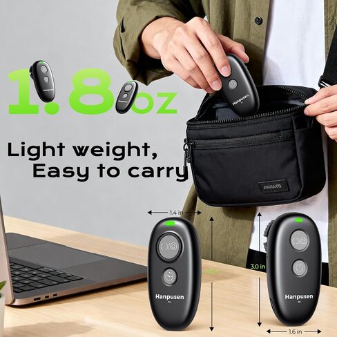 Rechargeable Camera Remote Shutter Release for Sony - Hanpusen Wireless & Wired Remote Control for Sony A7 V, A7C II, A7 III, A7 IV, ZV-E10, A6400, A9 III, A1, A7R V, A6700, ZV-E1, FX3, FX30,RX100 VII in Kuwait