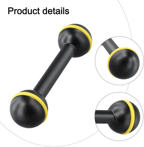 Aluminum Alloy Diving Light Pole With Double Ball Head 3.5-12inch in Saudi Arabia