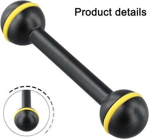 Aluminum Alloy Diving Light Pole With Double Ball Head 3.5-12inch in Saudi Arabia