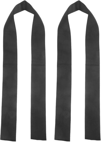 2pcs Winch Rope Protector Cover Black Polyester Sleeve Compact and Wear-resistant Winch Cable Line Cover for Outdoor Activities in Kuwait