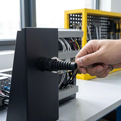 Waterproof Nylon Cable Gland and Built-in Anti-bend Guide Channel 20pcs with Self-adaptive Clamping Mechanism Black Cable Connector for 3-6.5mm Wire, for Outdoor and Industrial in Kuwait