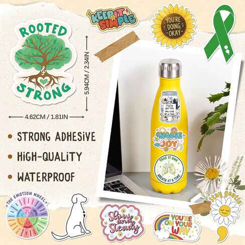 SigyoJeom 300PCS Mental Health Stickers, Affirmation Vinyl Decals Bulk in Saudi Arabia