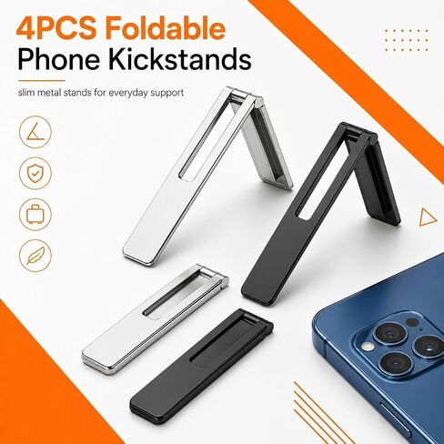 4 Pack Adjustable Phone Kickstand Attachment For Iphone 16/Plus/Pro/ProMAX in Kuwait