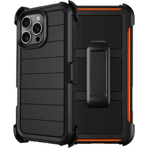 for iPhone 16 Pro Max Case with Belt Clip Holster Screen Protectors in Saudi Arabia