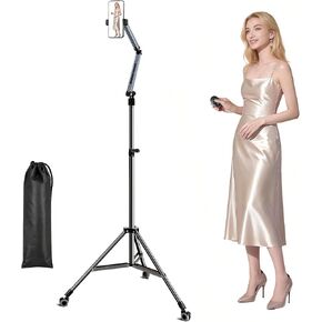 iPhone Tripod with Wheels, Rolling Phone Tripod Stand,72in Tall Cell Tripod in Saudi Arabia