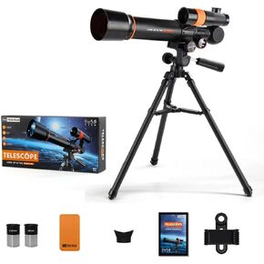 Gralara Telescope with Tripod Quick Setup, 1003-1 Telescope with 2 Eyepieces, Eyecup, Lens Cloth, Manual, Phone Clip in Saudi Arabia