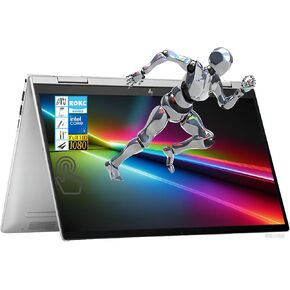 HP Envy x360 14" 2-in-1 FHD Touchscreen 2025 Upgraded Laptop Computer | Intel Core 5 120U(10-Core) CPU| 8GB RAM| 1TB SSD+128GB Portable SSD| Backlit KB| FP Reader| Wi-Fi 6| Windows 11| RK Bundle in Kuwait