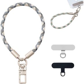 KIMAGIC Korean Dopamine Phone Wrist Strap - Handmade Thickened Phone Lanyard, Anti-Drop Hands-Free Charm in Kuwait