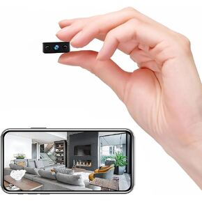 Tiny HD Camera Only 0.5 Inch 2026 Upgraded Mini WiFi Security Small Indoor 1080P Micro Home Nanny Cam with Cloud & SD Storage,Wide Angle,Night Vision,Can No Need WiFi Cams Wireless Cameras for House in Saudi Arabia
