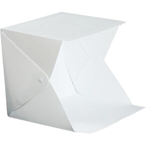 DECHOUS 20cm Mini Foldable Photo Light Box Tent with Dual LED Strips and 6 Colored Backdrops Portable Photography Light Tent for Product Shooting and Studio Use in Kuwait