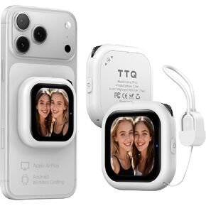 TTQ Wireless Vlog Selfie Monitor Screen, 4K AMOLED Display Bluetooth Remote in Saudi Arabia