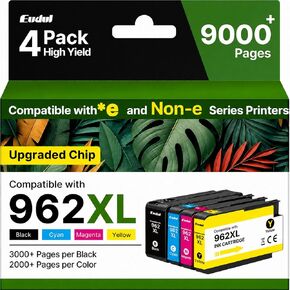 Replacement for HP 962XL Ink Cartridges Combo Pack High Yield 4 Pack in Kuwait
