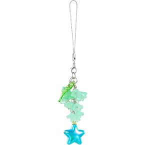 BEEFLYING Flower Cute Cell Phone Charm Strap for Case, Green in Kuwait