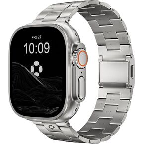 Titanium Band for Apple Watch Ultra 3/2/1 49mm Series 11/10 46mm in Saudi Arabia