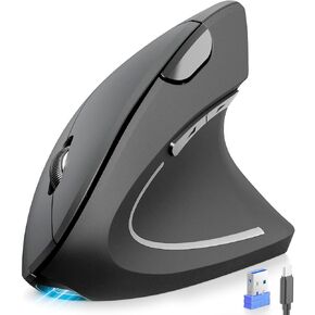 TECKNET 2.4GHz Ergonomic Mouse, 4800 DPI Wireless Vertical Mouse in Kuwait