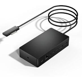Surface Dock 2,Surface Docking Station 2 with 199W Power Supply, Type-C 4K Display Port*2,USB A*2/Type C*2,Gigabit Ethernet,Audio Compatible with Surface Laptop Studio,Laptop,Surface Go,Pro X/9/8 in Kuwait