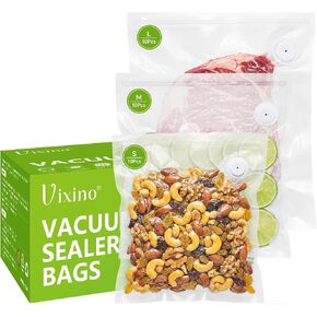 Vixino Vacuum Sealer Bags for Food, 30 Reusable BPA-Free Vacuum Seal Bags in Kuwait