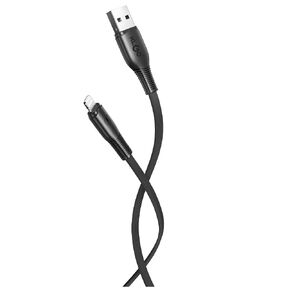 Data Cable 1 Meter Fast Charging High Speed Data Transmission Cord Compatible iPhone, Perfect Fit, Copper Core | Pack of 1 (Blue) in Kuwait