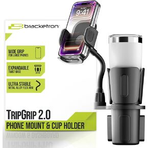 Bracketron TripGrip 2.0 Cup Holder Phone Mount, Metal Gooseneck in Saudi Arabia