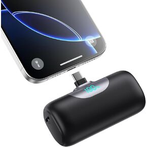 [2-Pack]Mini Portable Charger for iPhone 17/16, 5500mAh LCD Display USB C Power Bank,Fast Phone Charging Travel Pocket Size Battery Pack for iPhone 17/17 Pro/17 Pro Max/Air/16/15 Series,Android,etc in Kuwait