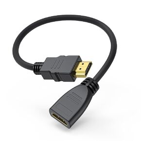 4K HDMI Extension Cable 3 FT, 5-Pack Bulk Shielded HDMI 2.0 Extender Cord in Kuwait