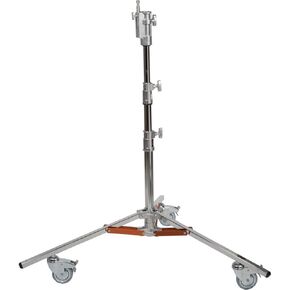 Matthews 9.5' Junior Double Riser Stand with Wheels, Chrome in Kuwait