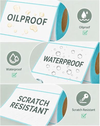 2" x 1" Direct Thermal Labels, Adhesive Stickers, Roll of 1000 Labels in Saudi Arabia