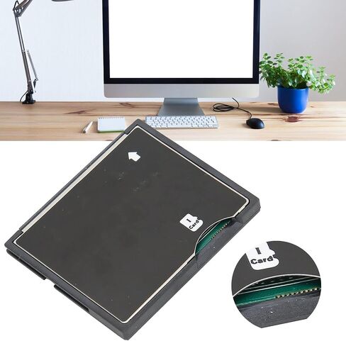 SD to CF Card Adapter, High Speed Compact Flash Reader Type I(Black) in Saudi Arabia