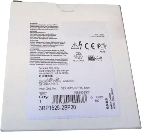 SMOCONE Expedited 3RP1525-2BP30 New and Sealed in Box 3RP15252BP30 1 Year Warranty in Kuwait