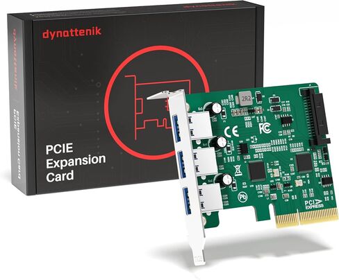 TrioCreator Pro 3-Port USB 3.2 Gen 2 PCIe Expansion Card Standard Profile in Kuwait