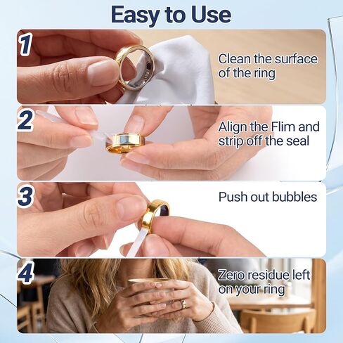 Clear Protective Cover Compatible with Ou-ra Ring Gen 5 Size 6 in Kuwait