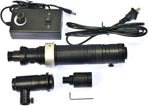 Microscope 1000X Inspection Zoom Monocular C-Mount Lens + Coaxial Light + Stereo Stand Compatible with PCB SMD Industrial Microscope Camera in Saudi Arabia