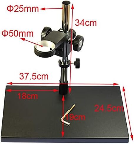 Microscope 1000X Inspection Zoom Monocular C-Mount Lens + Coaxial Light + Stereo Stand Compatible with PCB SMD Industrial Microscope Camera in Saudi Arabia