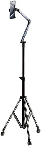 iPhone Tripod with Wheels, Rolling Phone Tripod Stand,72in Tall Cell Tripod in Saudi Arabia
