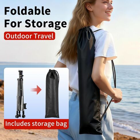 iPhone Tripod with Wheels, Rolling Phone Tripod Stand,72in Tall Cell Tripod in Saudi Arabia