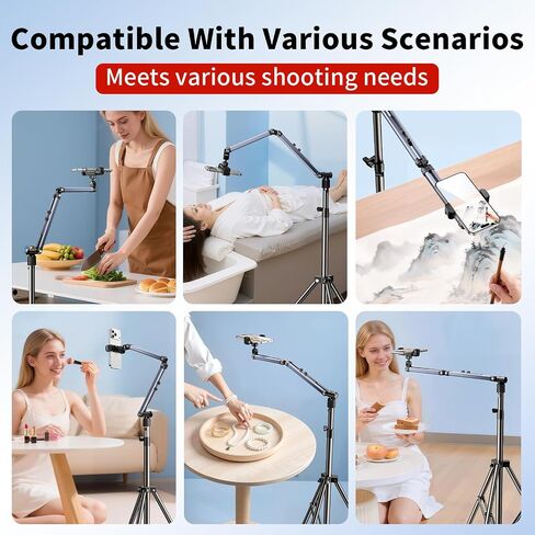 iPhone Tripod with Wheels, Rolling Phone Tripod Stand,72in Tall Cell Tripod in Saudi Arabia