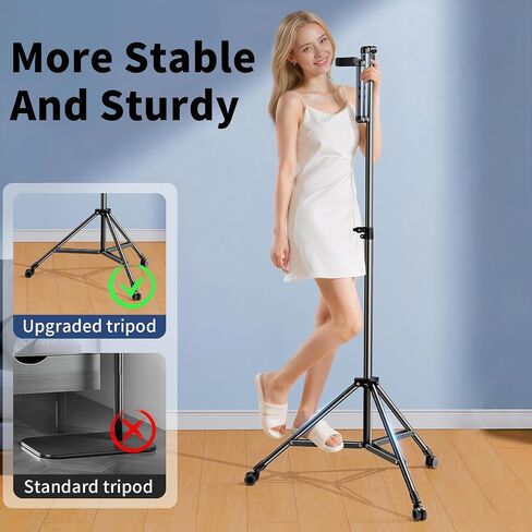 iPhone Tripod with Wheels, Rolling Phone Tripod Stand,72in Tall Cell Tripod in Saudi Arabia